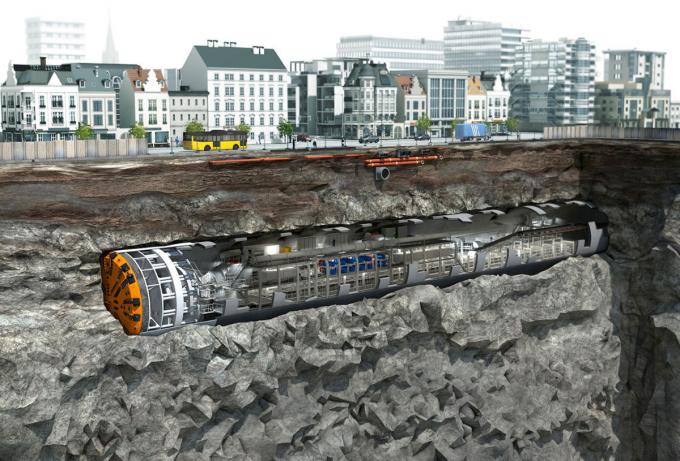 Underground Armoured TBM Cable 600V For Excavation 0