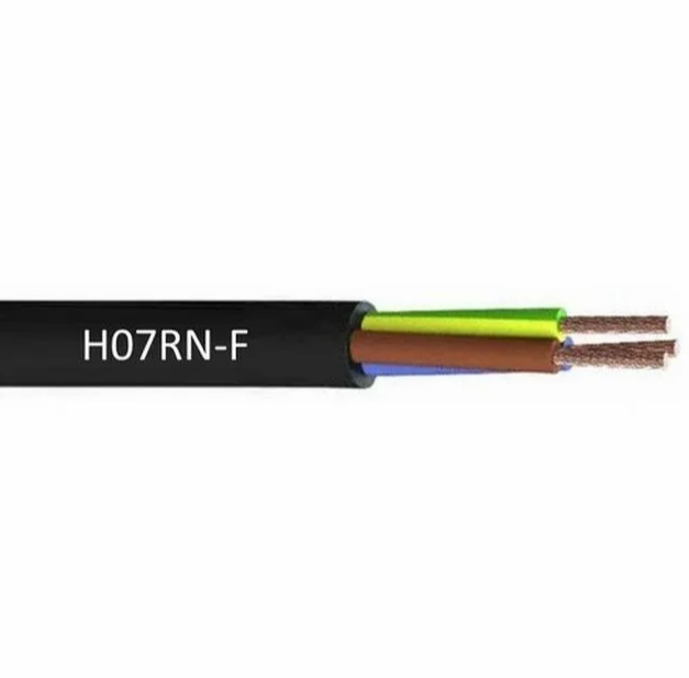 Fire-Resistant Flexible H07RN-F Cable With Insulation And Sheath Made Of Ethylene-Propylene Rubber 450/750v 0