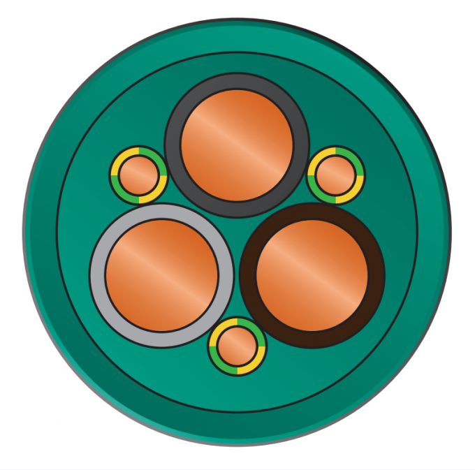 Reeling Cable For Heavy Duty Reeling Systems Cable Use On Random Winding Reels And Monospiral Reels 0