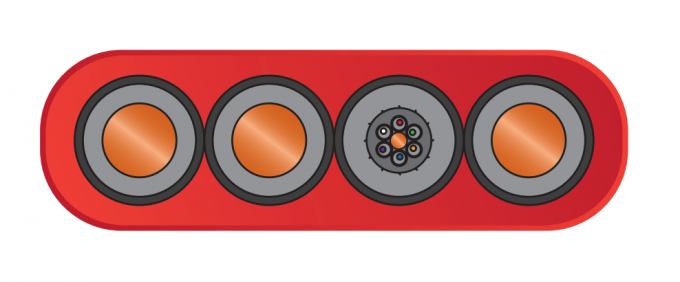 Type SHD Mining Trailing Flat Cable Rugged And Durable Power Transmission For Mining Trailing Operations 0