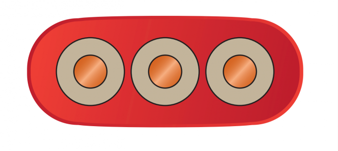 SHD-GC 5kV Flat Mining Trailing Cable Providing Efficient Power Distribution In Various Mining 1